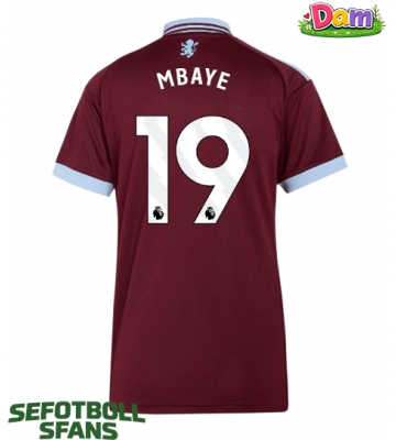 Aston Villa Ibrahim Mbaye #19 Hemmatröja Kvinnor 2026-27 Kortärmad